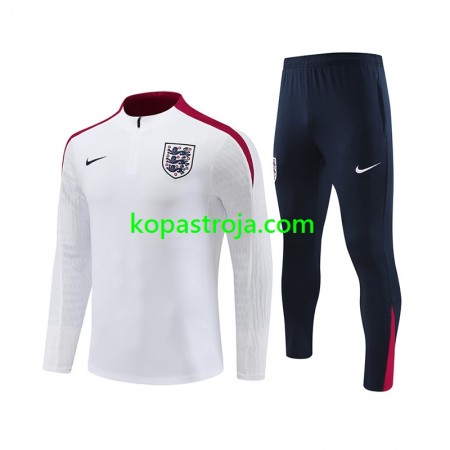 England Tränings Sweatshirtställ Vit 2024